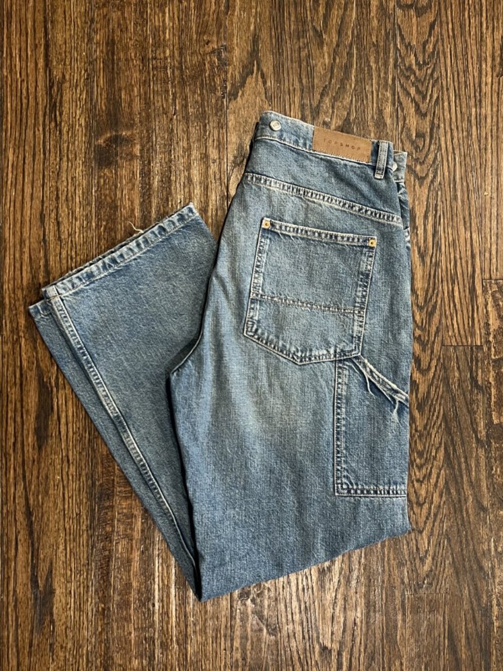 Topshop Y2K Straight Leg Jeans Medium Wash Size W29